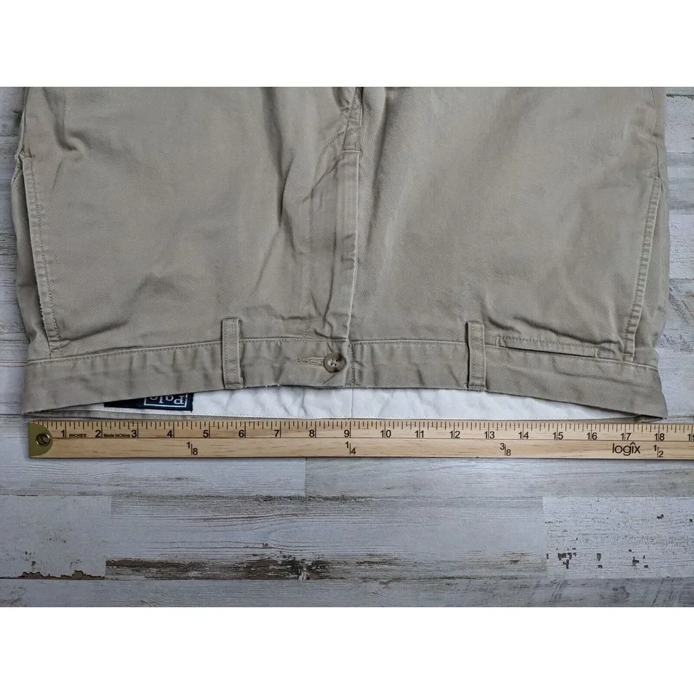 Polo Ralph Lauren Chino Pants 36x32 Beige Tan Classic Fit Flat Front 5 pocket‎